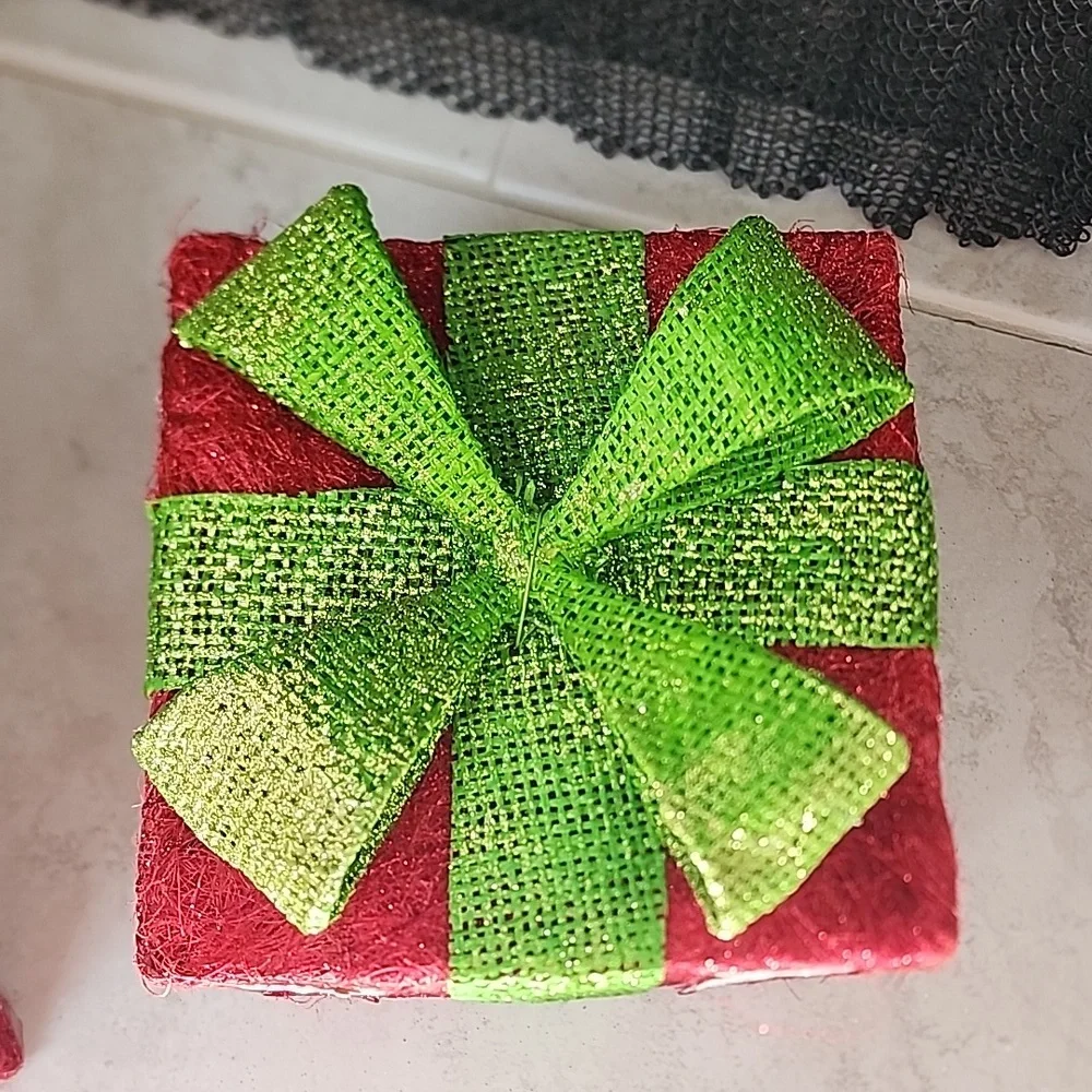 🎄 PIER 1 SISAL CHRISTMAS NESTING BOXES 🎄